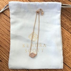 Nearly New Elaina Rose Gold Bracelet- Sand Drusy